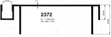 alumunium Curtain Wall-Curtain Wall Group 2305